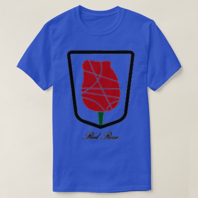 röd ros (1) t shirt (Design framsida)