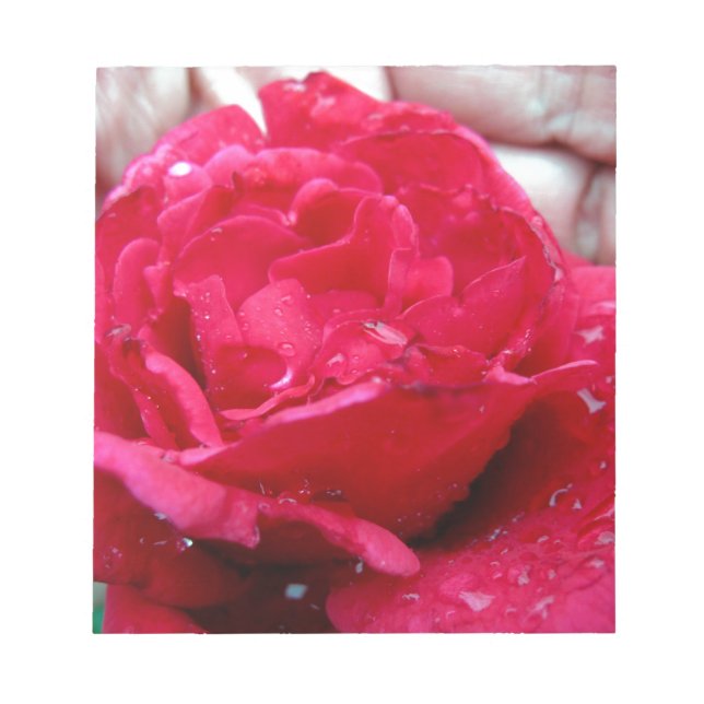 Röd ros anteckningsblock (Framsida)