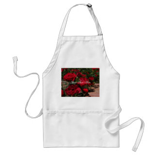 Röd ros Apron Förkläde