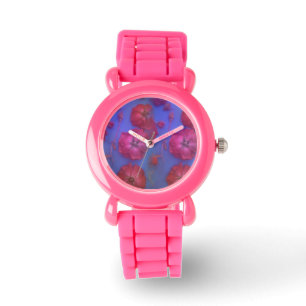 Röd ros armbandsur