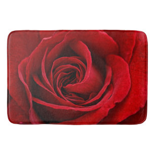 Röd ros Bath Mat Badrumsmatta