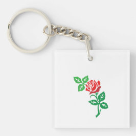 Röd Ros Blom Design – Klassisk Blommig Skönhet