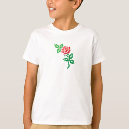 Röd Ros Blom Design – Klassisk Blommig Skönhet T Shirt