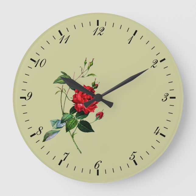 röd ros blomma stor klocka (Framsida)