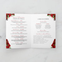 Röd ros Blommigt Mariachi Charro Quinceanera