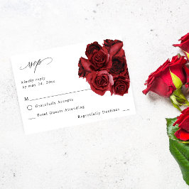Röd ros Blommigt om OSA av måltider