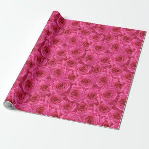 Röd ros blommor som är röda, kärlek presentpapper