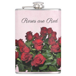 Röd ros Bouquet Fickplunta