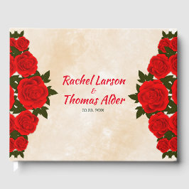 Röd ros Bouquet Gästböcker