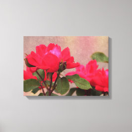 Röd ros canvastryck