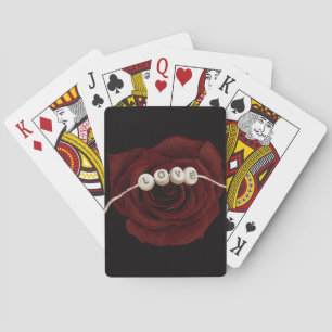 Röd ros casinokort