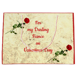 Röd ros Darling Fiance på Valentines day