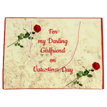 Röd ros Darling Girlkompis på Valentines day