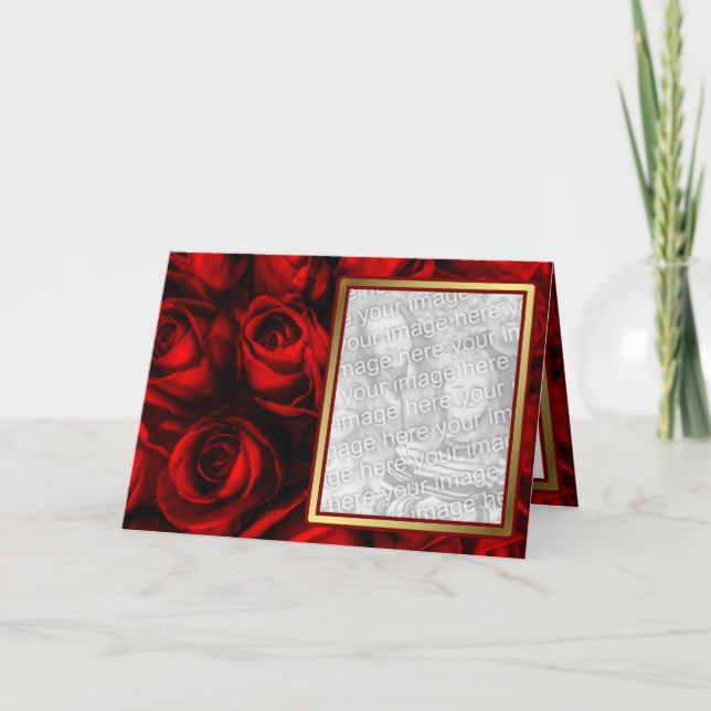 Röd Ros Elegans - Mall (Framsida)