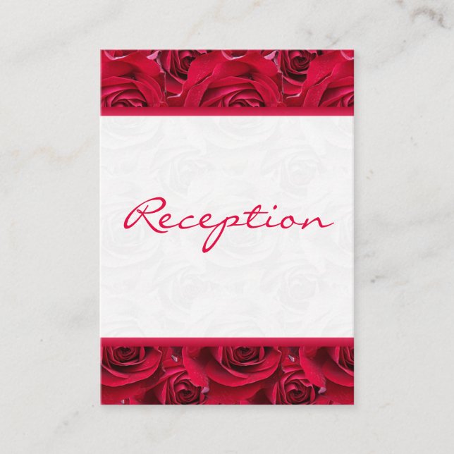 Röd ros Galore-kortet för höljet Tilläggskort (Framsida)