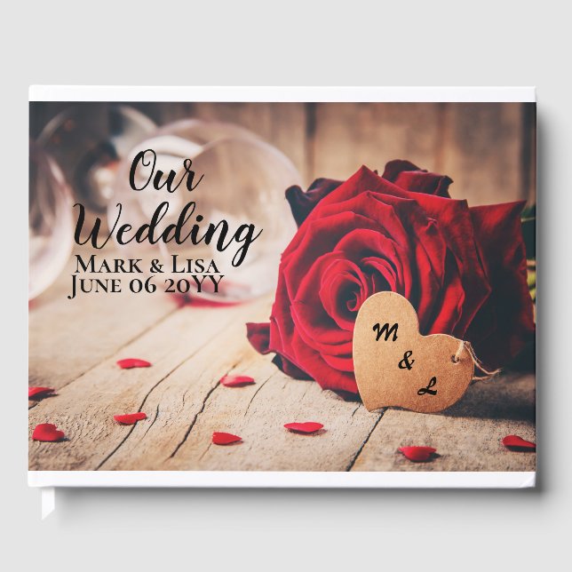 Röd ros gästböcker (Framsida)