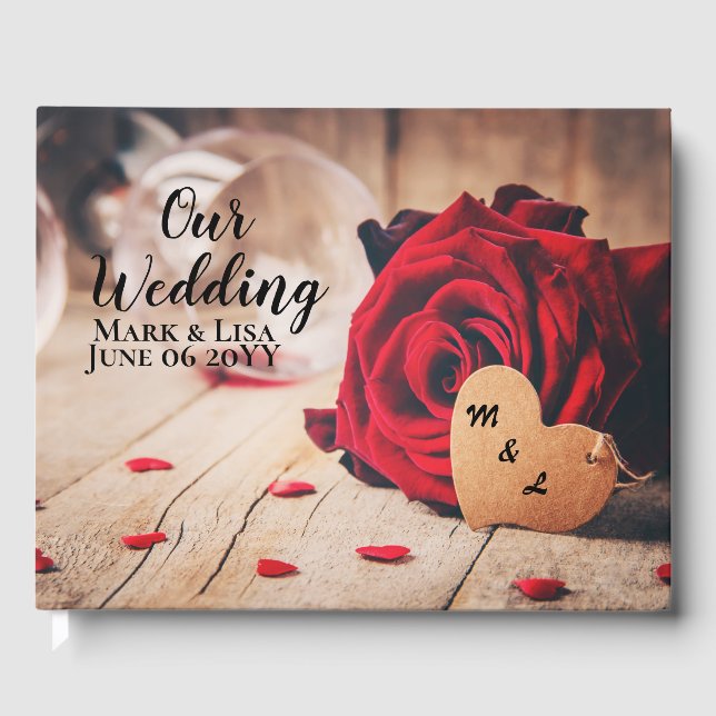 Röd ros gästböcker (Framsida)