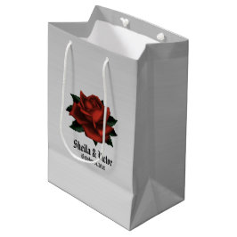 Röd ros gotisk vigsel personaliserad