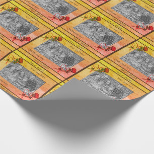 Röd ros Hjärtar din fotoPersonlig Presentpapper