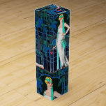 RÖD ROS I KVÄLL,BEAUTY MODE VINLÅDA<br><div class="desc">Elegantens utformning med röd vax-försegling och ribbon.Vibrant, klassbar Fransk Art Deco high mode-illustration med ett vackert dam med röd ros i hand och blå blommigt i svart, vit, akvblått, teal färg.Coola, modern och konstnärlig design.är perfekt för hårfrisör, snyggtens hårstilist, teaterkonst, kostkonstnärer, jevelkonst smycken, smycken, smycken, boutikägare, teaterskådespelare, modeller, kosmetikaer, kosmetologer,...</div>