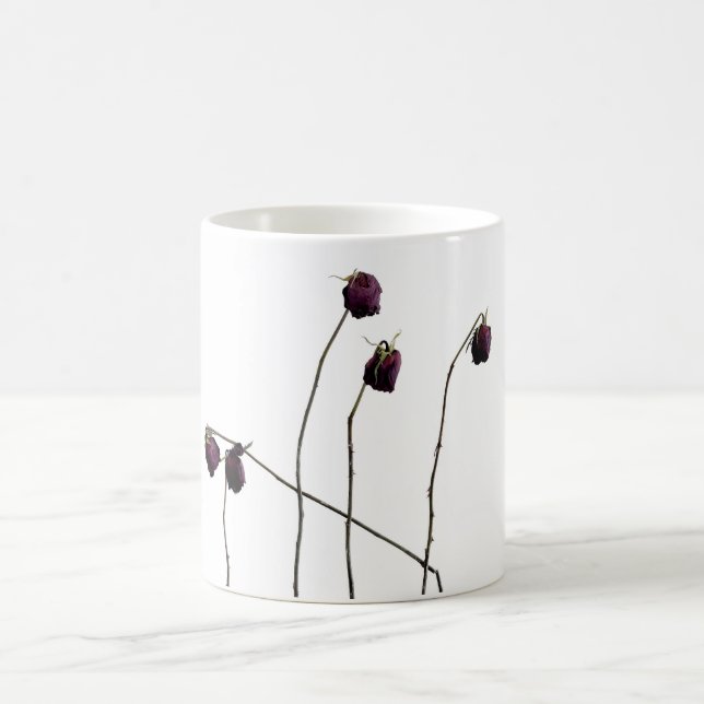 Röd ros kaffemugg (Center)