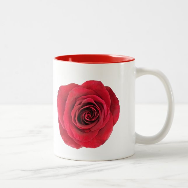 Röd Ros Klassisk Mugg (Höger)