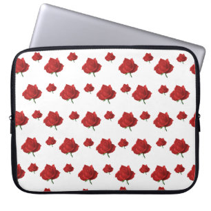 Röd ros laptop sleeve