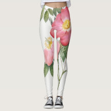 Röd ros Leggings