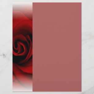 Röd ros Letterhead