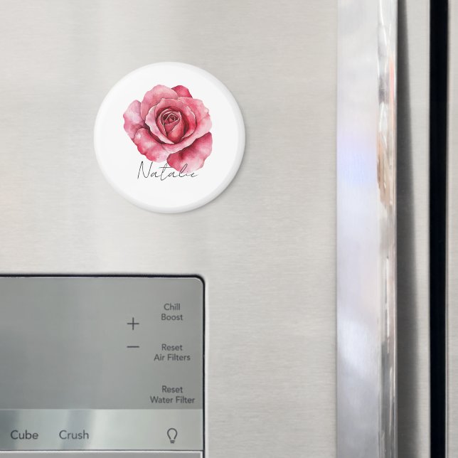Röd ros magnet (In Situ (Fridge))