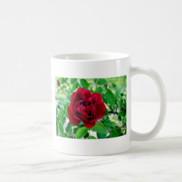 Röd ros med Bud Kaffemugg