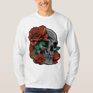 Röd ros med skal Garden Gardener Flowers Ros T Shirt