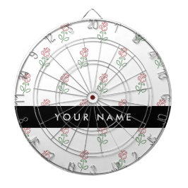 Röd ros, Mönster i Ro, ditt namn Darttavla