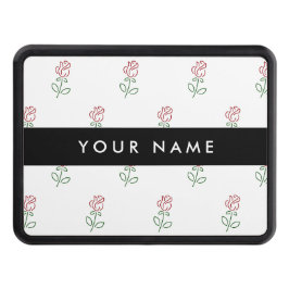 Röd ros, Mönster i Ro, ditt namn Dragkroksskydd