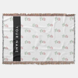 Röd ros, Mönster i Ro, ditt namn Filt