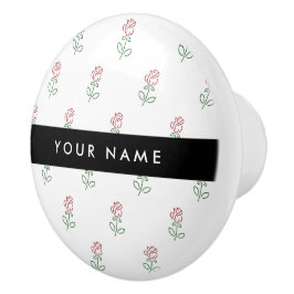 Röd ros, Mönster i Ro, ditt namn Knopp