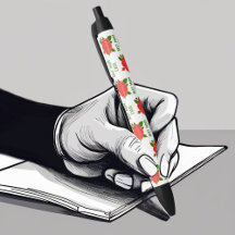 Röd ros Mors dag Pen