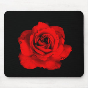 Röd ros Mousepad Musmatta