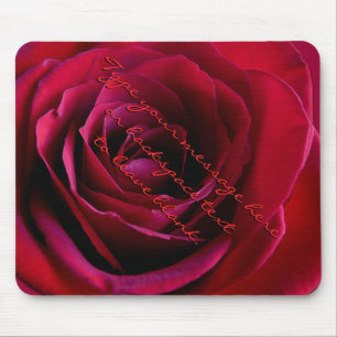 Röd ros Mousepad Personlig Röd ros Mousepad Musmatta