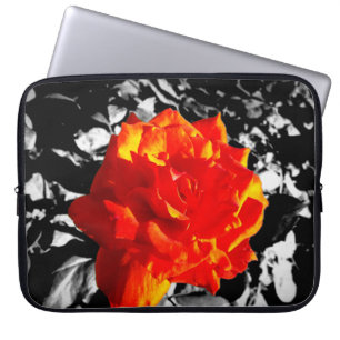Röd ros Neoprene Laptop sleeve