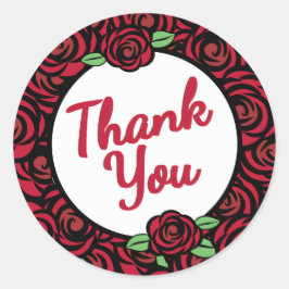 Röd ros och Rand, Tack Runt Klistermärke