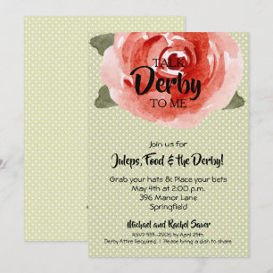 Röd ros om inbjudningar till Lime Derby Party