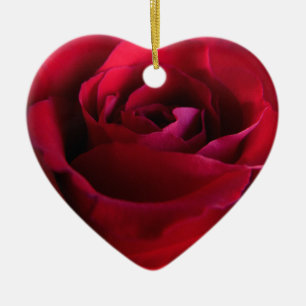 Röd ros Ornament Romantic Ro Dekoration