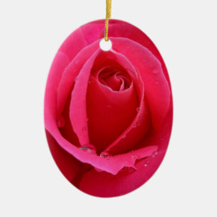 Röd ros Ornament Romantic Ro Dekoration