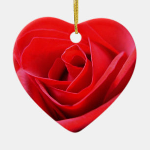 Röd ros Ornament Romantic Ro Dekoration