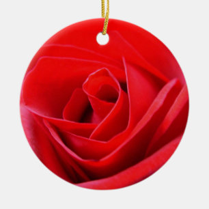 Röd ros Ornament Romantic Ro Dekoration