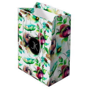 Röd ros på Blond Wood Struktur