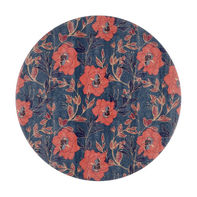 Röd ros Peonies Mörk Bakgrund (Framsidan)