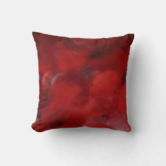 Röd ros Petals Painting Art 4 - Pillow Kudde