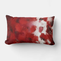 Röd ros Petals Painting Art - Pillow